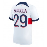 Paris Saint-Germain Bradley Barcola #29 Replica Away Shirt 2023-24 Short Sleeve